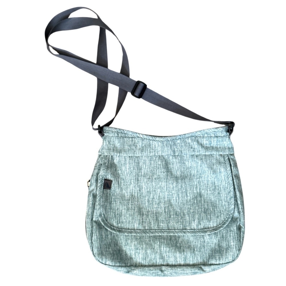 L.L. Bean Boundless Expandable Crossbody Bag, Heather Green, Travel, Versatile